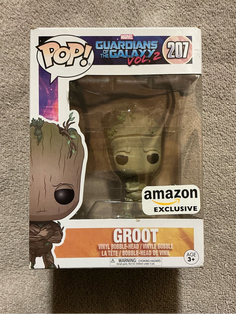 Funko Pop! Groot #207 Guardians of the Galaxy Vol.2 Amazon Exclusive